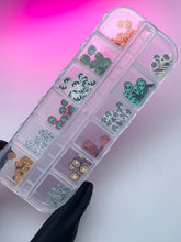 Load image into Gallery viewer, Halloween Fimo Slices – Spooky Nail Art Mix (12-Slot Case)