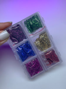 ✨ Crushed Rock Nail Art Set – 6 Colors Per Case (Sold Separately) ✨