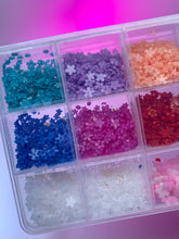 Load image into Gallery viewer, Flower Confetti Insert Set – 18 Shades of Blooming Fun
